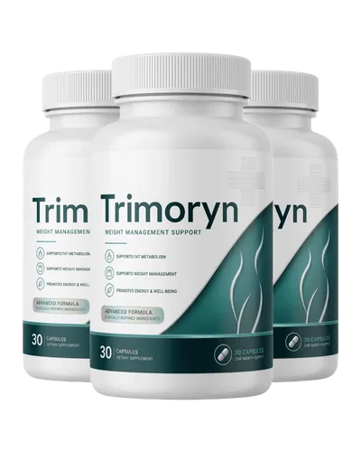 Trimoryn metabolism support capsule bottles